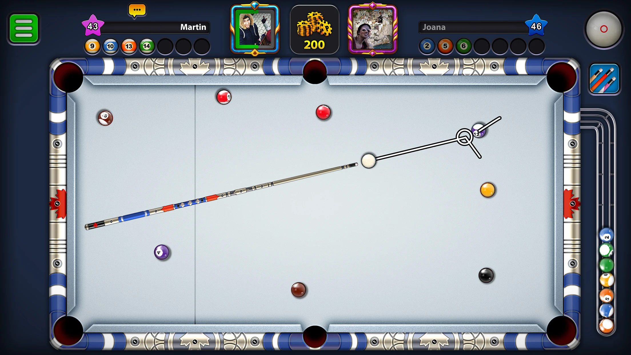 8 Ball Pool 다운로드 스크린샷 1