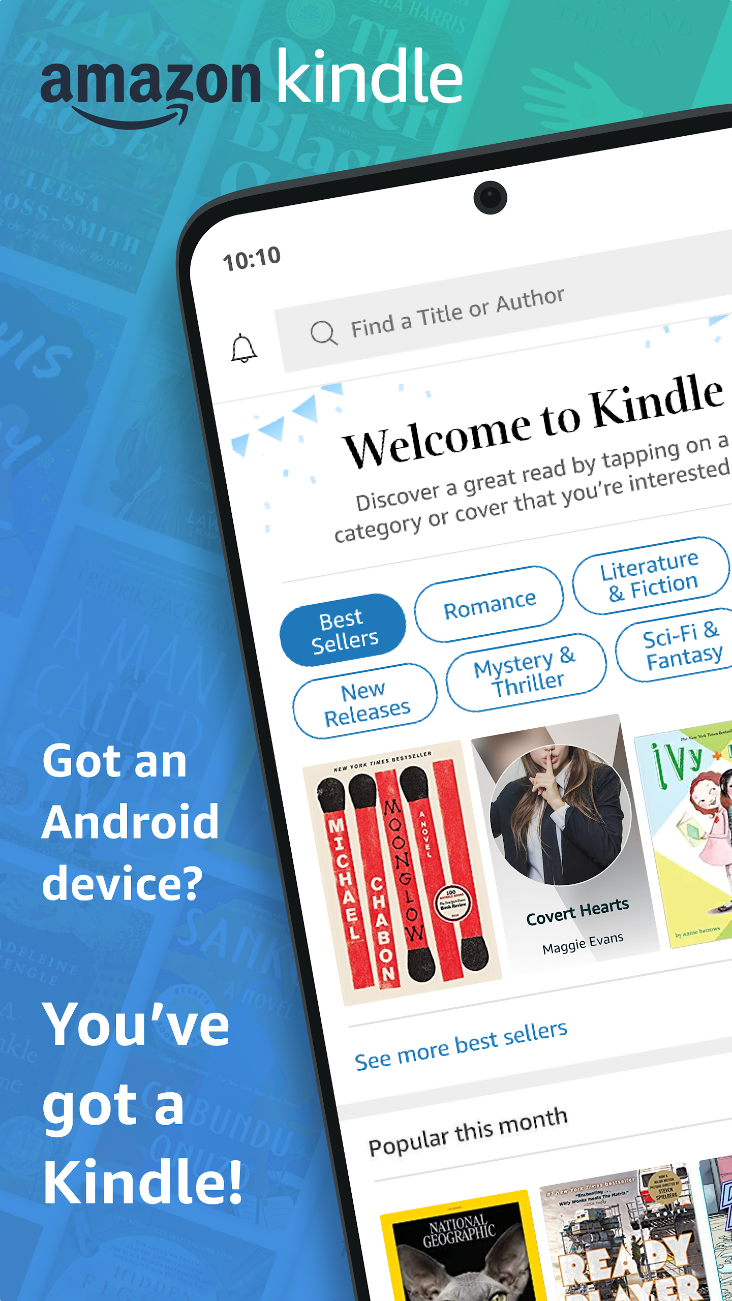 Amazon Kindle 앱 다운로드 스크린샷 1