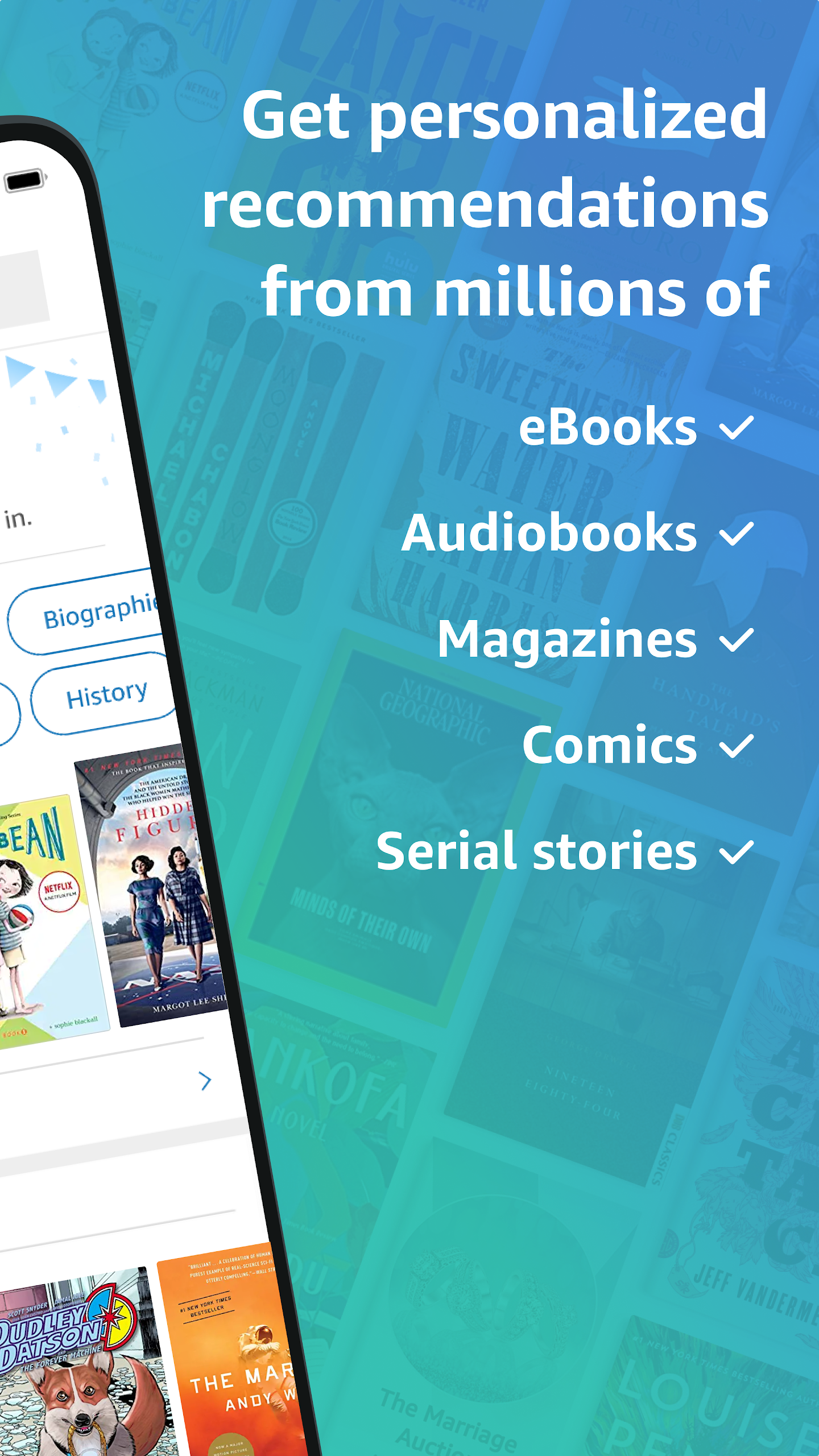 Amazon Kindle 앱 다운로드 스크린샷 2