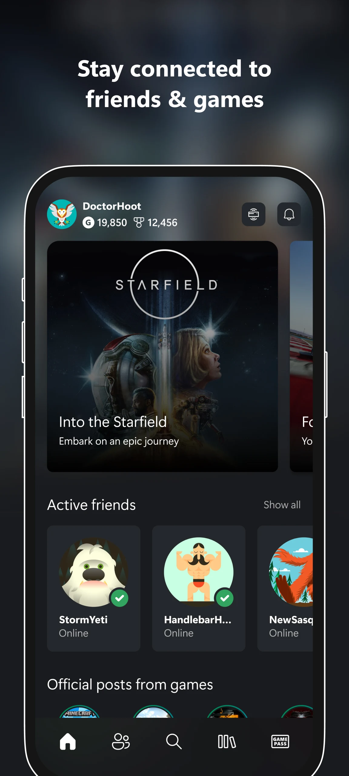 Xbox 앱 다운로드 스크린샷 1