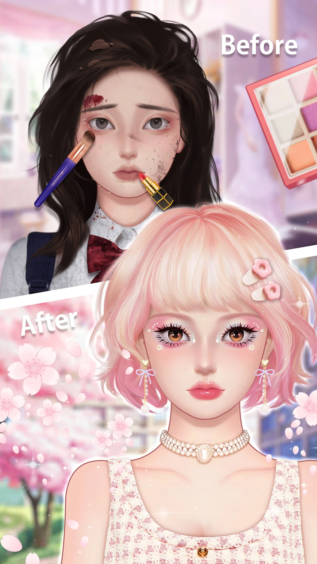 Makeup Beauty 메이크업 게임 앱 다운로드 스크린샷 2