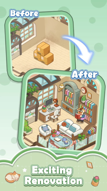 포근한 방 집 꾸미기 게임 앱 다운로드 스크린샷 3