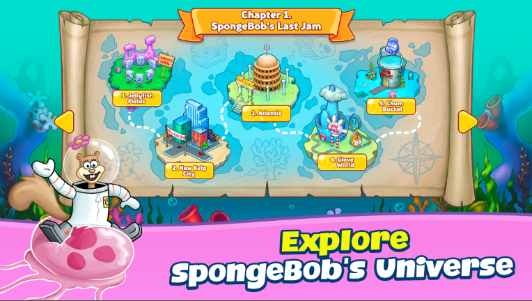 SpongeBob Adventures 앱 다운로드 스크린샷 1