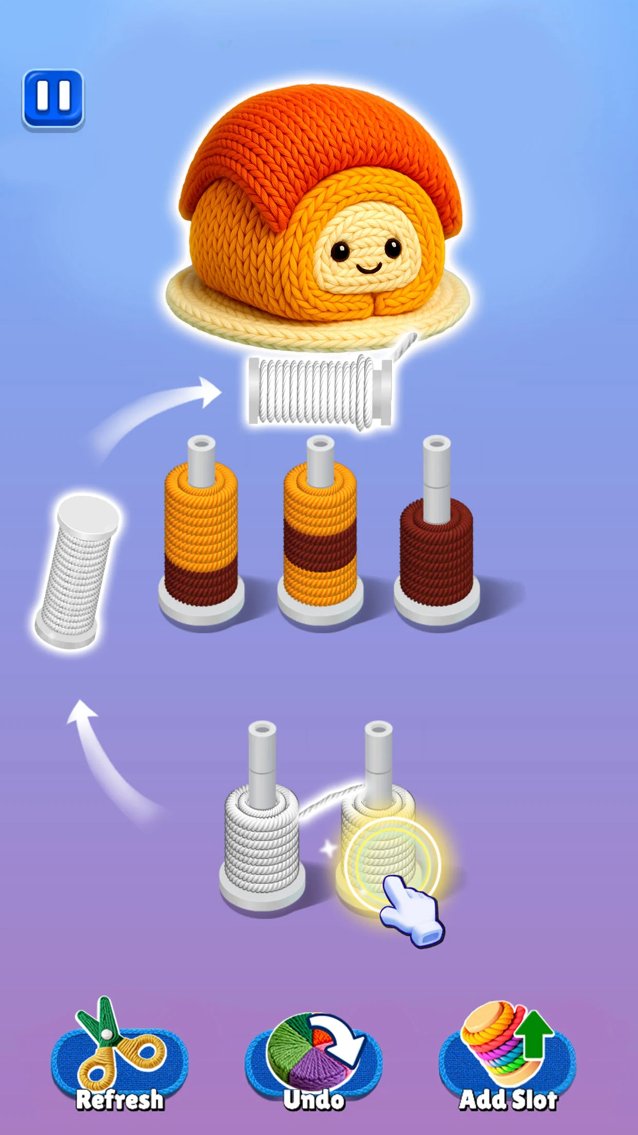 Yarn Away 앱 다운로드 스크린샷 1