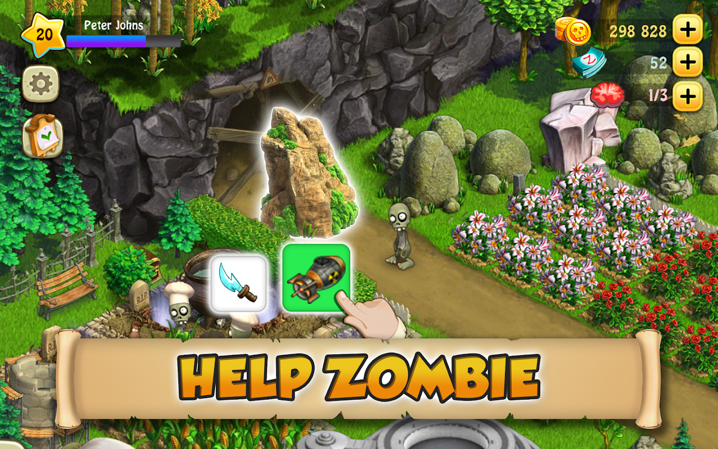 Zombie Castaways 앱 다운로드 스크린샷 2