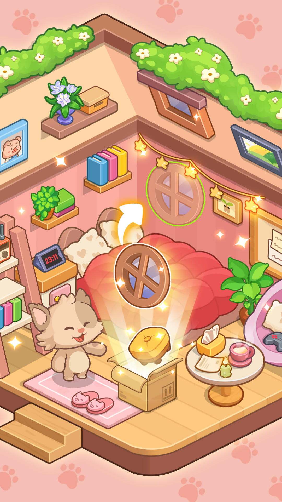 Cozy Cat Room 앱 다운로드 스크린샷 1