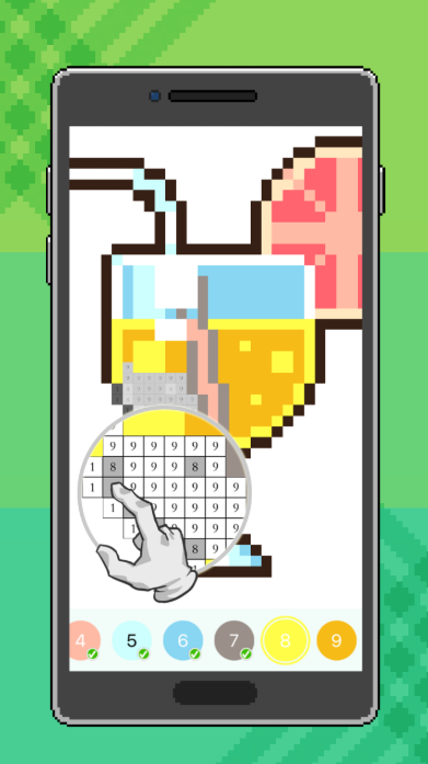 픽셀색칠 게임 앱 다운로드 스크린샷 3